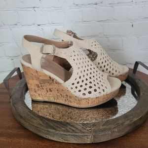 SO Open Toe Wedge Sz 7